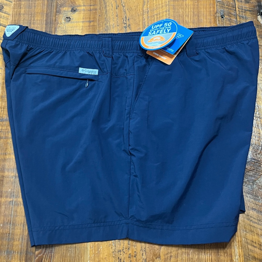 NWT Columbia Backcast Water Short Navy Blue Shorts, Size 2XL - Picture 10 of 12